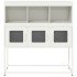 Aparador de acero laminado en frío blanco 100,5x39x107