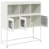 Aparador de acero laminado en frío blanco 100,5x39x107