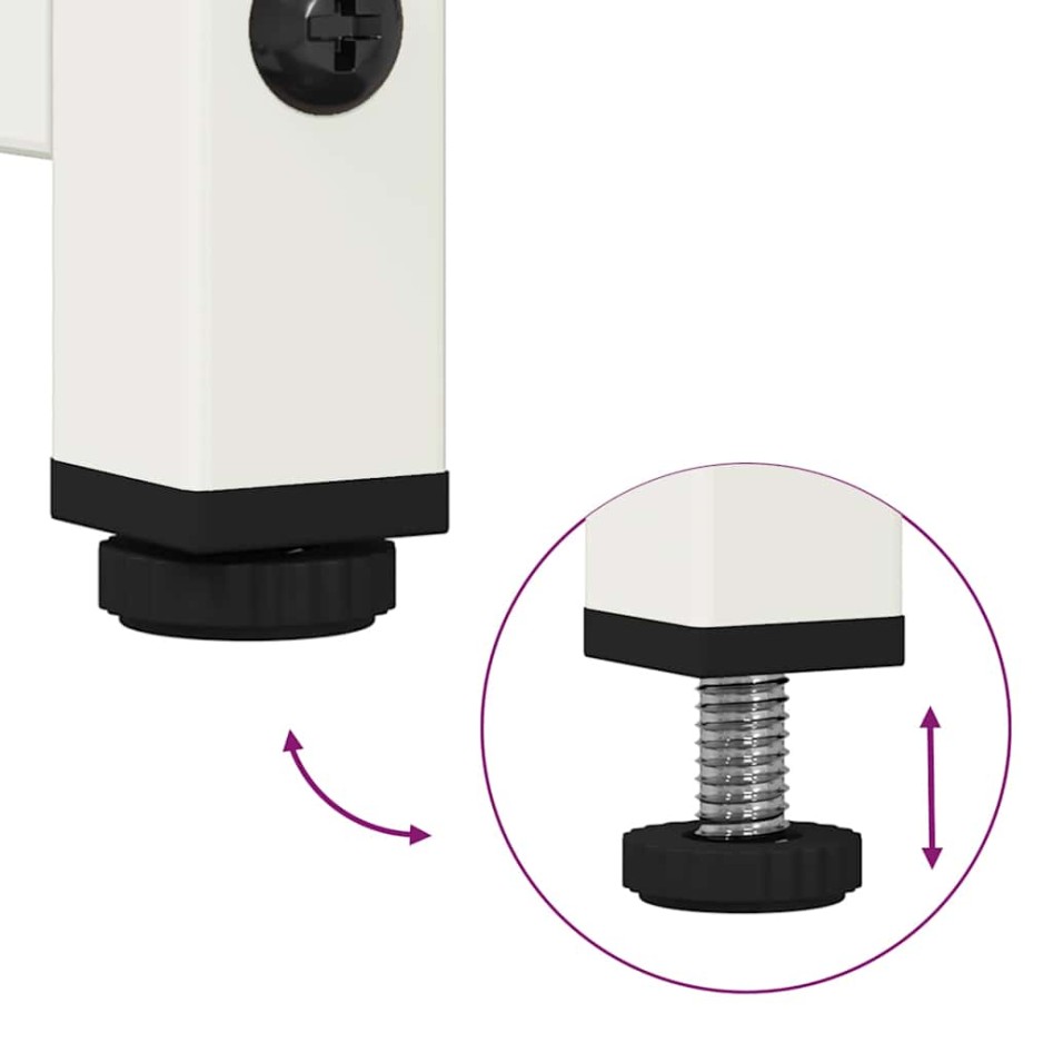 Aparador de acero laminado en frío blanco 100,5x39x107