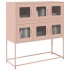 Aparador de acero laminado en frío rosa 100,5x39x107