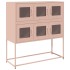 Aparador de acero laminado en frío rosa 100,5x39x107