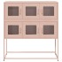 Aparador de acero laminado en frío rosa 100,5x39x107
