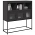 Aparador de acero laminado en frío negro 100,5x39x107
