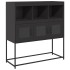 Aparador de acero laminado en frío negro 100,5x39x107