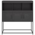 Aparador de acero laminado en frío negro 100,5x39x107