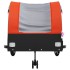Remolque para bicicleta hierro negro y naranja 45