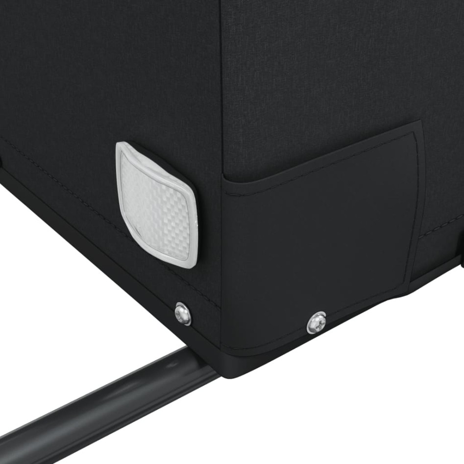 Remolque para bicicleta hierro negro y naranja 45