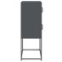 Aparador de acero gris antracita 68x39x107