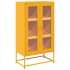 Aparador de acero amarillo mostaza 68x39x123