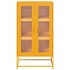 Aparador de acero amarillo mostaza 68x39x123