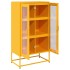 Aparador de acero amarillo mostaza 68x39x123