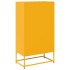 Aparador de acero amarillo mostaza 68x39x123