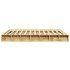 Estructura de cama sin colchón 140x190 cm madera maciza