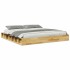 Estructura de cama sin colchón 180x200 cm madera maciza