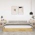 Estructura de cama sin colchón 180x200 cm madera maciza