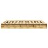 Estructura de cama sin colchón 150x200 cm madera maciza