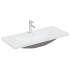 Set muebles de baño 2 piezas madera contrachapada gris
