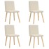 Sillas de comedor 4 unidades