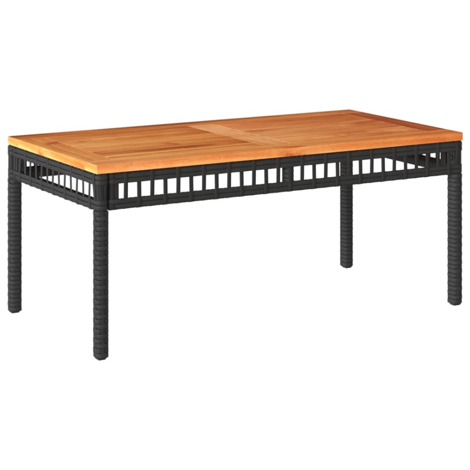 Juego de jardín con cojines 4 piezas ratán sintético