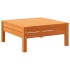 Set de sofás jardín 5 pzas con cojines madera pino marrón