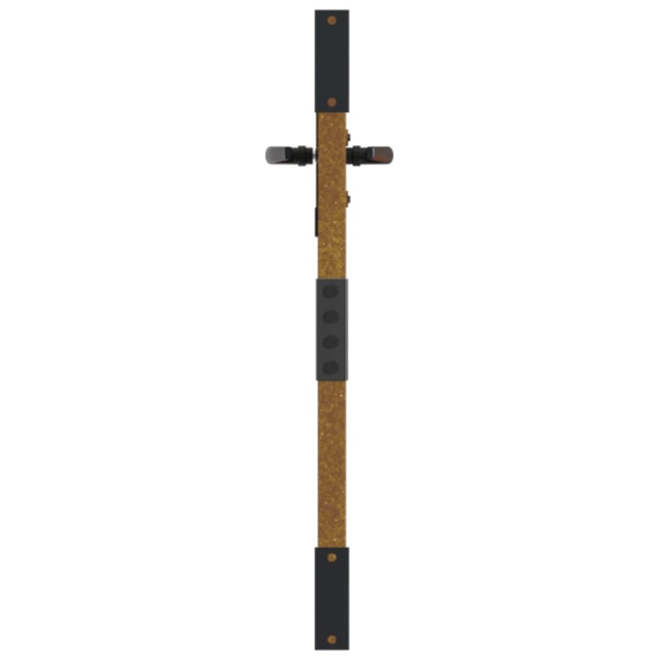 Puerta de jardín acero corten diseño árbol 85x75