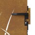 Puerta de jardín acero corten diseño hierba 85x75