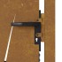 Puerta de jardín acero corten diseño hierba 105x155