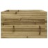 Jardinera de madera de pino impregnada 80x80x46