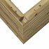 Jardinera de madera de pino impregnada 80x80x46
