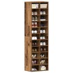 Mueble zapatero de madera ingeniería 54x34x183cm