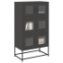 Aparador de acero negro 68x39x123
