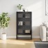 Aparador de acero negro 68x39x123