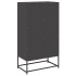 Aparador de acero negro 68x39x123