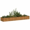 Jardinera oxidada acero corten 360x80x40 cm