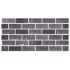 Paneles de pared 3D diseño de ladrillo 10 uds EPS negro y