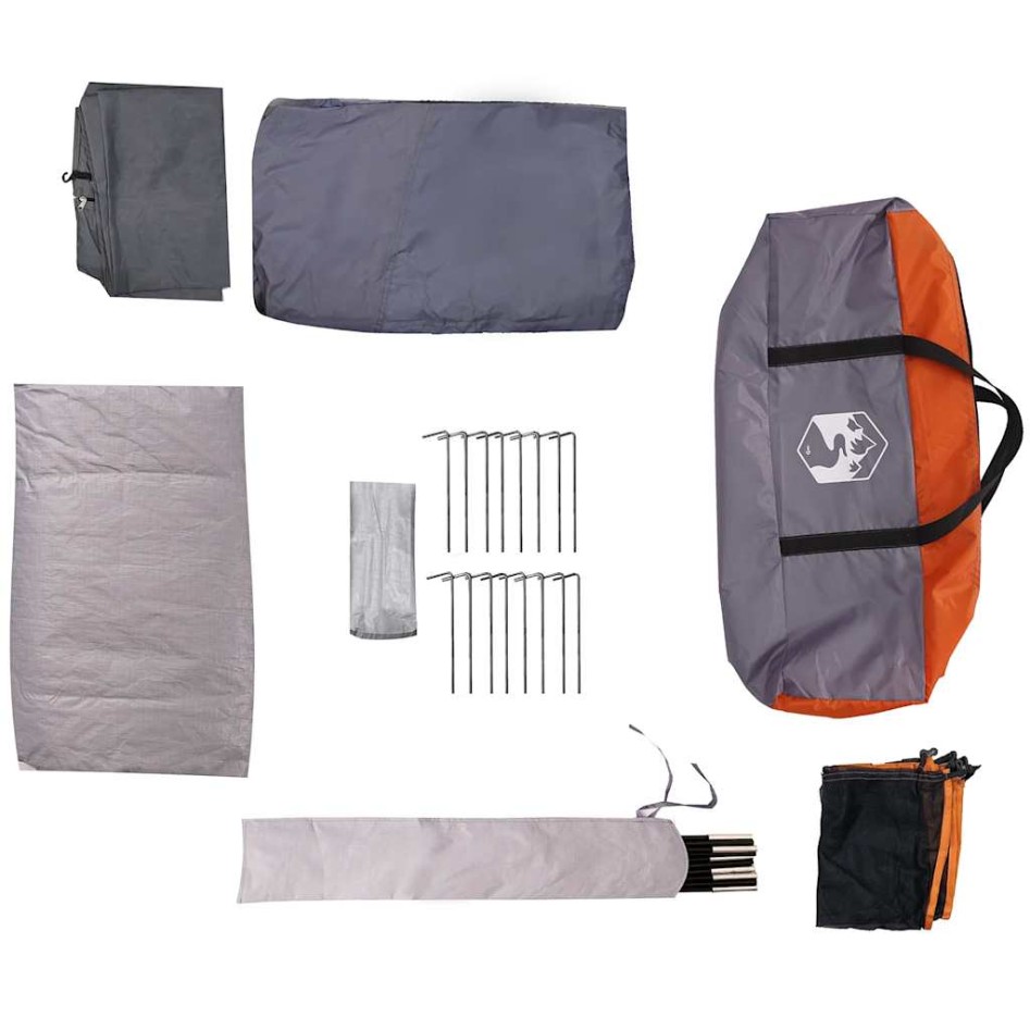 Tienda de campaña familiar túnel 6 personas impermeable