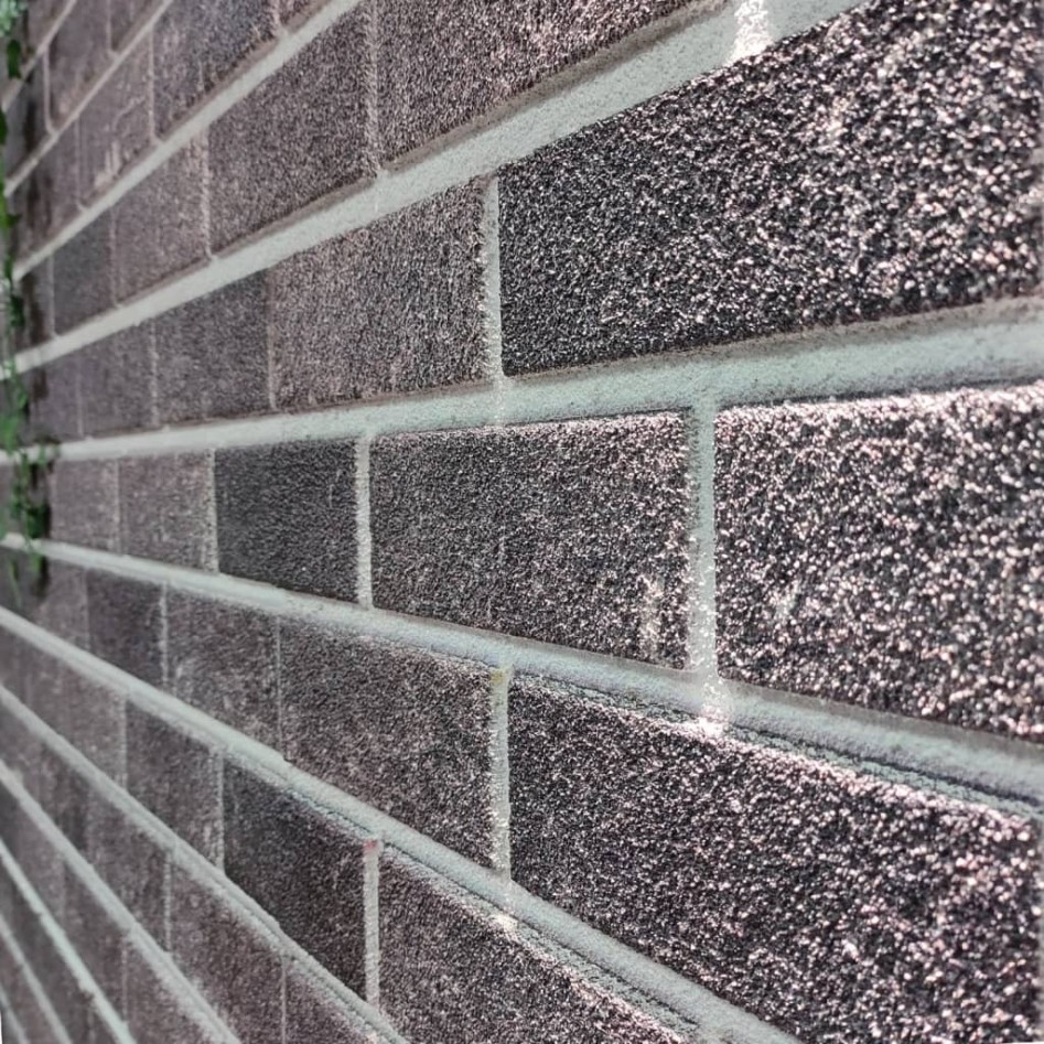 Paneles de pared 3D diseño de ladrillo 10 uds EPS negro y