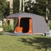 Tienda de campaña on porche 5 personas impermeable gris naranja
