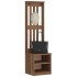 Perchero de entrada SANDENS 45x40x159,5cm madera maciza de
