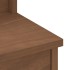 Perchero de entrada SANDENS 45x40x159,5cm madera maciza de