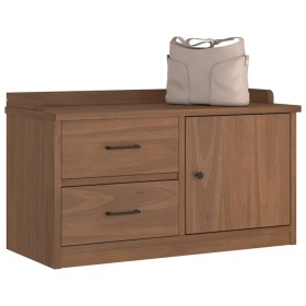 Banco de recibidor SANDNES madera maciza de pino 87x40x50