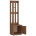 Perchero de entrada SANDENS 45x40x159,5cm madera maciza de