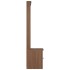Perchero de entrada SANDENS 45x40x159,5cm madera maciza de
