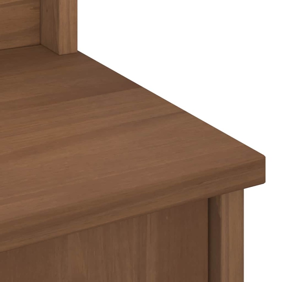 Perchero de entrada SANDENS 45x40x159,5cm madera maciza de