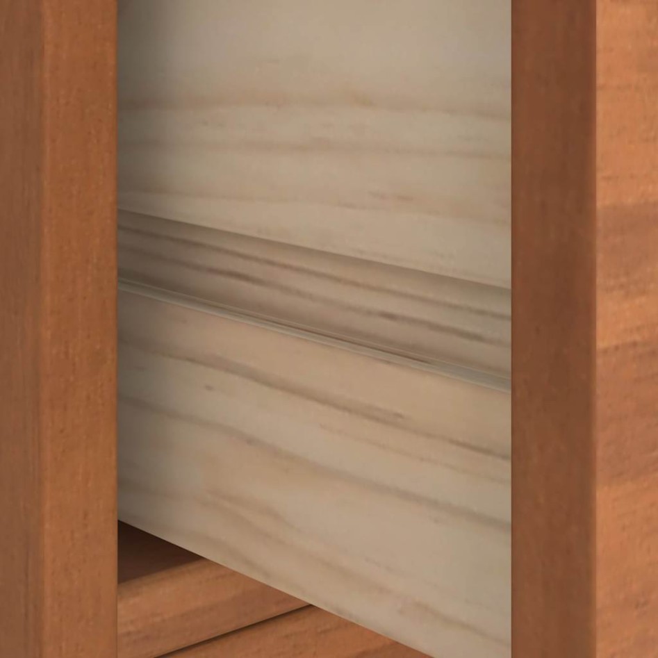 Perchero de entrada SANDENS madera maciza de pino