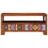 Mesa de centro de madera maciza de acacia 90x50x40