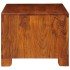Mesa de centro de madera maciza de acacia 90x50x40