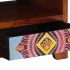 Mesa de centro de madera maciza de acacia 90x50x40