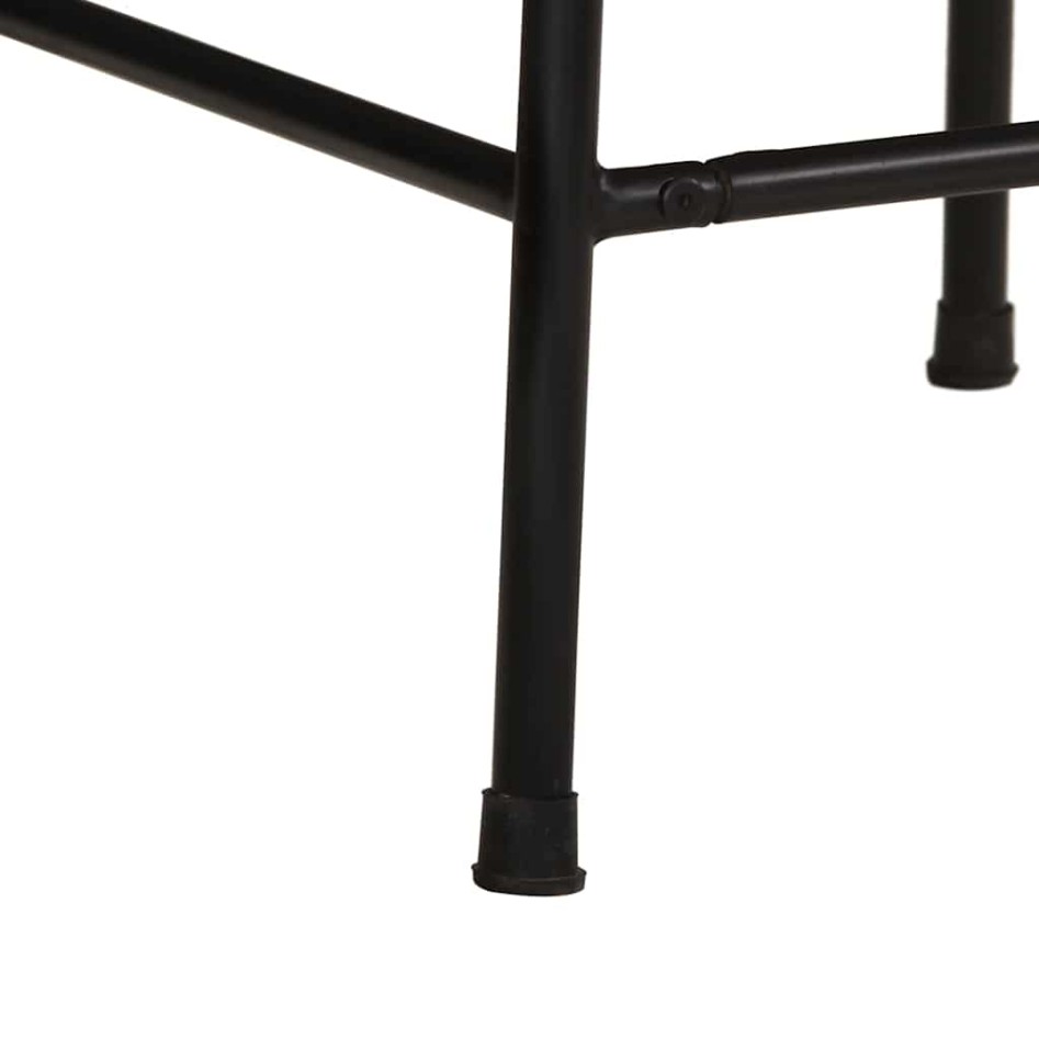 Taburetes de barra 2 uds 46x35,5x70 madera maciza