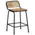 Taburetes de barra 2 uds 46x35,5x70 madera maciza